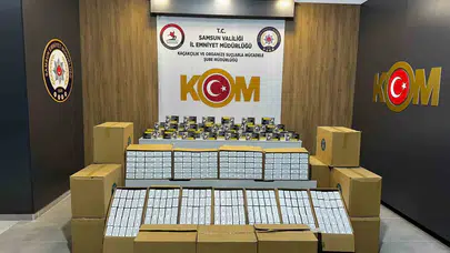 Samsun’da kaçakçılara geçit yok: İki ilçede dev operasyon