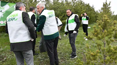 Kars’ta ormanlar için el ele verdiler: Yangın riskine karşı dev temizlik mesaisi