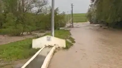 Kırşehir’de doğa felaketi: Bir anda bastıran yağmur arıcıların emeklerini sulara gömdü