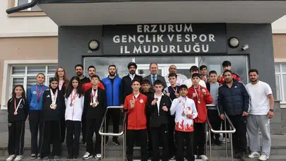 Erzurum’da tekvando rüzgarı: Madalya sayısı yüzde yüz arttı