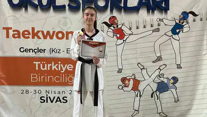 Minderin yeni yıldızı sınırları aştı: Naile Nur Özfidan’dan çifte zafer