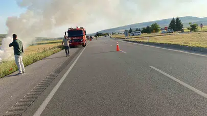 Kilis yolunda can pazarı: Tarlaya uçan araçtan 7 kişi yaralı çıktı