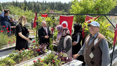 Osmaniye’de vefalı bayram ziyareti: Şehitliklerde hüzün ve minnet bir arada