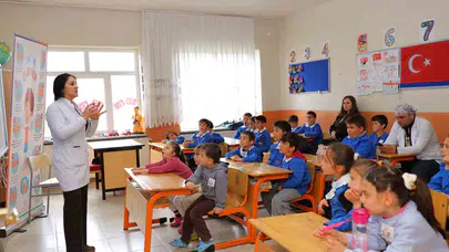 Minik ellerde büyük sorumluluk: Bayburtlu öğrenciler artık birer sağlık elçisi