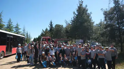 Doğa için seferber oldular: Sarıgöl’de ormanlar temizlendi