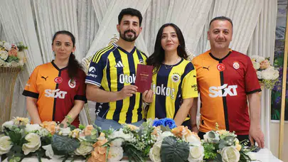 Sahalardaki rekabet nikah masasında bitti: Formayı giydiler, ezeli rakiplerine şahitlik yaptırdılar