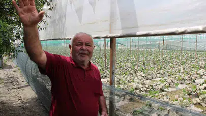 Sel suları emeğini alıp götürdü: 70 yaşındaki çiftçiden teslimiyet dolu sözler