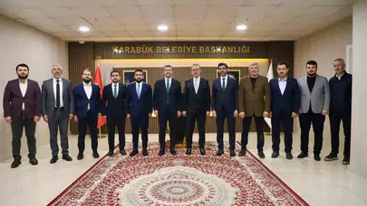 Kasapoğlu’nun Karabük mesaisi: Hem belediyeyi hem sanayinin kalbini inceledi