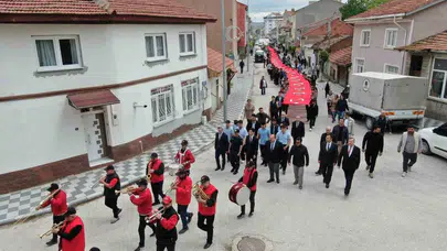 İnönü’de 19 Mayıs coşkusu: 107. yıla özel dev kortej