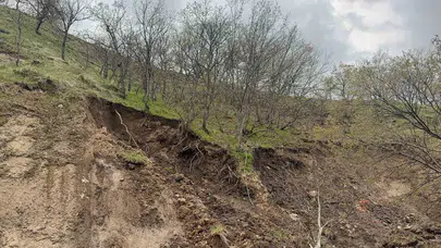 Doğa tutkunlarına kötü haber: Yedikapı’ya giden yol heyelanla kapandı