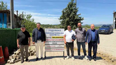 Gediz’de büyük gün: İki mahalle birden temiz enerjiye kavuşuyor