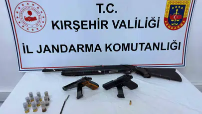 Kaman’da jandarmadan şafak operasyonu: Evinden cephanelik çıktı