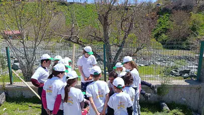 Geleceğin ormanları minik ellerle yeşeriyor: Palu’da anlamlı buluşma