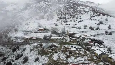 Baharı beklerken kışı yaşadılar: Erzincan’da mayıs ayında lapa lapa kar