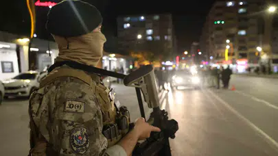 Elazığ’da gece mesaisi: Yeni Emniyet Müdürü Karan bizzat yönetti