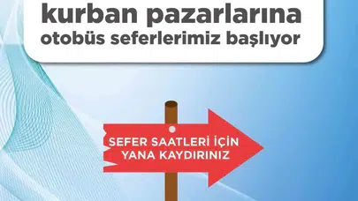 Kayseri'de bayram hazırlığı: Kurban pazarlarına ulaşım artık çok daha kolay
