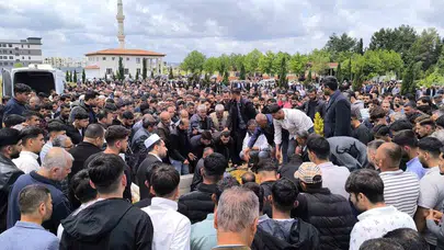 Araban yasta: Elektrik akımına kapılan muhtar gözyaşlarıyla uğurlandı