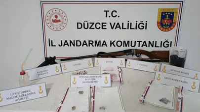 Düzce’de zehir tacirlerine geçit yok: Jandarmadan şafak operasyonu