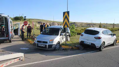 Kayseri-Kırşehir yolunda can pazarı: İki araç hurdaya döndü, 6 kişi hastanelik oldu