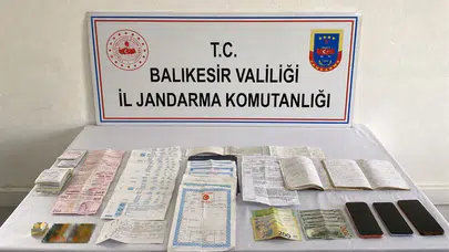 Balıkesir’de şafak operasyonu: Suç örgütüne 19 milyonluk darbe