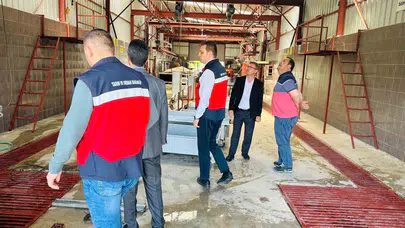 Gediz’de bayram mesaisi: Kurban kesim alanlarında sıkı denetim