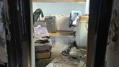 Bodrum’da korkutan alevler: İş yerinin üzerindeki daire küle döndü