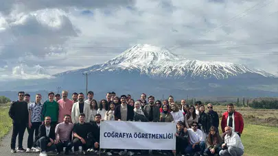 Sınıfın dışına çıkan coğrafya tutkunları: 11 ilin doğası öğretmen adayları için laboratuvar oldu