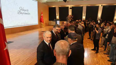 Konya’da bayram coşkusu Taş Bina’da buluştu: Protokol bir araya geldi