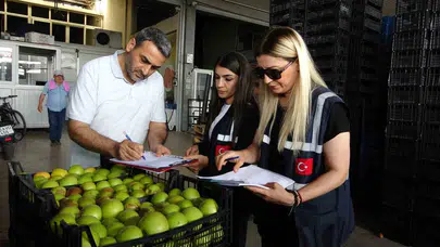 Mersin'de bayram sofraları güvence altında: Hal girişlerinde sıkı takip başladı