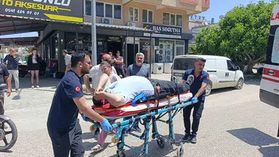 Manavgat’ta dehşet anları: Kavşakta çarpışan motosikletliler havaya uçtu