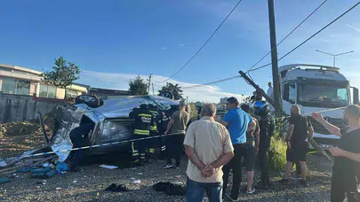 Tekirdağ’da akşam saatlerinde acı bilanço: Yolcu midibüsü ile panelvanın çarpıştığı kazada 1 kişi yaşamını yitirdi