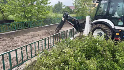 Karabük'te kabus dolu saatler: Dere yatağından taştı, evler risk altında