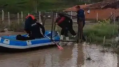 Tokat’ta sel kabusu: AFAD ekipleri botlarla yardıma koştu