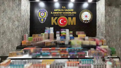 Antalya Emniyeti’nden suç örgütlerine ağır darbe: Cephanelik gibi baskın