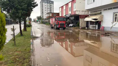 Bayram sabahı kabusu yaşandı: Düziçi’nde sel suları hayatı felç etti