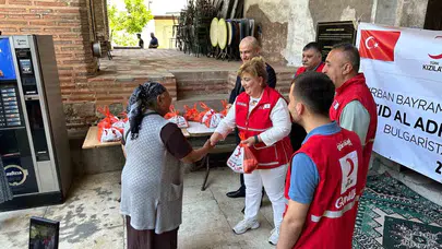 Sınırları aşan iyilik hareketi: Kızılay’dan Bulgaristan’daki soydaşlara kurban eli