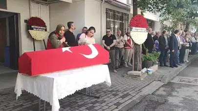 Gemlik acı haberle sarsıldı: Kahraman astsubay dualarla uğurlandı