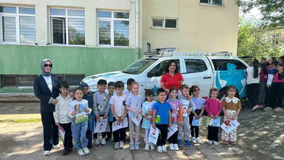Geleceğin sağlıklı nesilleri Düzce’de yetişiyor: Minik öğrencilere hayat kurtaran ders