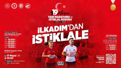 Samsun’da dev ödüllü maraton heyecanı: 19 Mayıs ruhu sporla taçlanacak