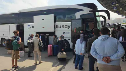 Bayram yolcusuna fahiş fiyat engeli: Samsun otogarında sıkı takip