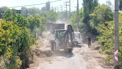 Tarlaya giden yol artık daha güvenli: Üreticinin yüzünü güldüren dokunuş