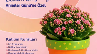 Forum Manisa’da Anneler Günü heyecanı: Minik ellerden sevgi dolu saksılar
