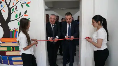 Edremit’in minik öğrencilerine modern kütüphane müjdesi: Bilgiye açılan kapı aralandı
