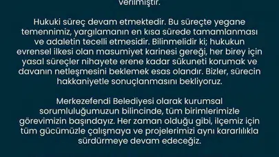 Merkezefendi'de tutuklama şoku: Başkan Doğan'dan ilk açıklama geldi
