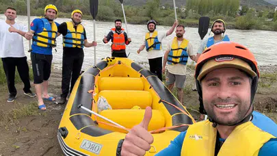 Bayramın finali Çoruh’ta yapıldı: Adrenalin tutkunları kanyonlara meydan okudu