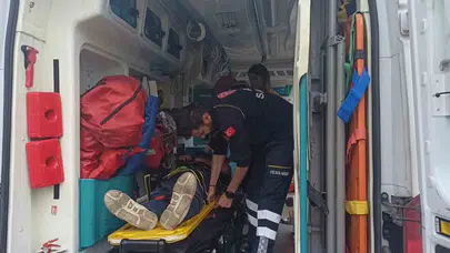 Seydişehir'de trafik kazası: Çarpışmanın şiddetiyle yola savrulan sürücü hastanelik oldu