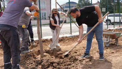 Düzce’nin kalbinde dev dönüşüm: Beton yığınları yerini doğaya bırakıyor