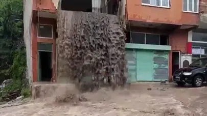Ordu’da kabus dolu anlar: Evin içinden şelale gibi aktı