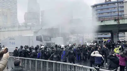 Mecidiyeköy’de 1 Mayıs gerginliği: Uyarıları dikkate almayan gruba polis müdahalesi