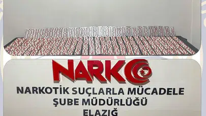 Elazığ’da zehir tacirlerine geçit yok: Binlerce hapla yakalandılar